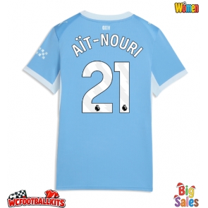 Manchester City Rayan Ait-Nouri #21 Replica Home Stadium Shirt for Women 2026-27 Short Sleeve